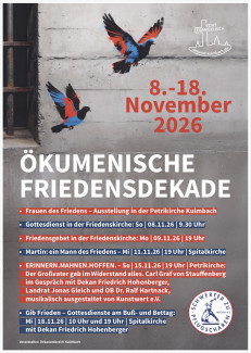 Plakat Friedensdekade 2026